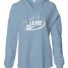 Womens Lightweight Wash Hooded Sweatshirt